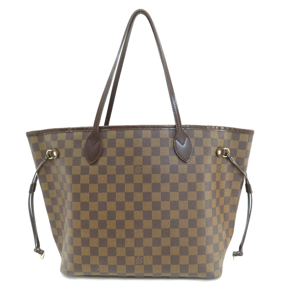 Louis Vuitton Bag Damier Tote Neverfull Canvas Brown Ebene Brown